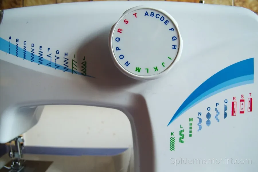 sewing machine stitch style knob
