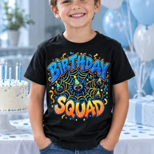 Spider Man Birthday Shirts