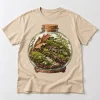 Front flat lay of sand Spider Terrarium nature spider shirt